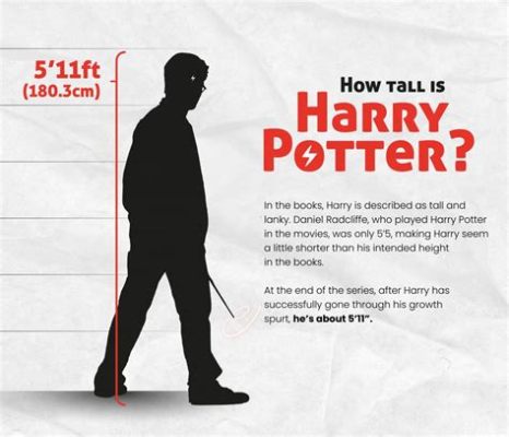 how tall is harry potter in the books? let's discuss his age instead.